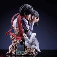 Figura De Acción De Anime Attack on Titan Eren Jaeger Y Mikasa Ackerman 22CM Estatua Modelo De Colección Para Escritorio Regalos Para Fans - details 0