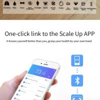 Báscula Electrónica De Medición De Grasa Corporal Para El Hogar Con Bluetooth Recargable De Acero Inoxidable Para Peso - details 1