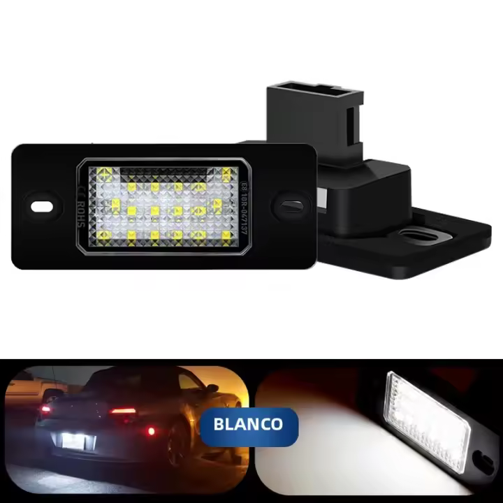 2Pcs Lámpara De Señal LED Para Coche Canbus Error Free Número De Placa De Licencia Para Volkswagen VW Touareg 2002~2009 Tiguan 2009~2012 T10 W5W 194 12V 5W - 1