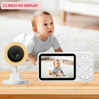 Monitor De Bebé Con Video 3.5 Pulgadas Pantalla LCD De 2.8 Pulgadas Visión Nocturna Audio Bidireccional Cámara De Seguridad Intercomunicación HD 1080P - details 0