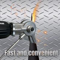 Cortadora De Hojas De Metal JUSTINLAU Con Atadornamiento De Taladro Eléctrico Herramienta De Corte Libre Nibbler De Acero Inoxidable Para Trabajos Manuales - details 2
