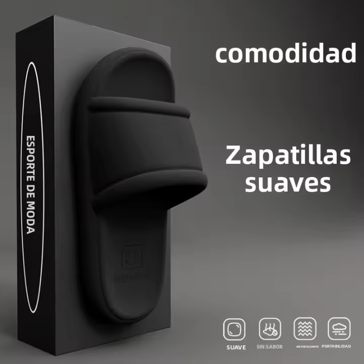 Nuevos Pantuflas Para Hombre EVA Antideslizantes Cómodas Para El Baño Y El Hogar Sandalias De Verano Para Interno Zapatos De Ducha Masculino - 1