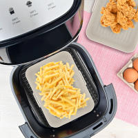 Almohadilla De Silicona Para Horno Y Air Fryer 4/2pc Bandeja De Hornear Antiadherente Para Pollo Frito Pizza Y Verduras Lavandería De Frutas - details 8