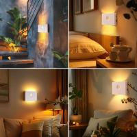 Luz Nocturna con detector de Movimiento, Luz Nocturna LED recargable, Luz de 3 Modos, Luz de Gabinete 3000K (Paquete DE2) - details 4