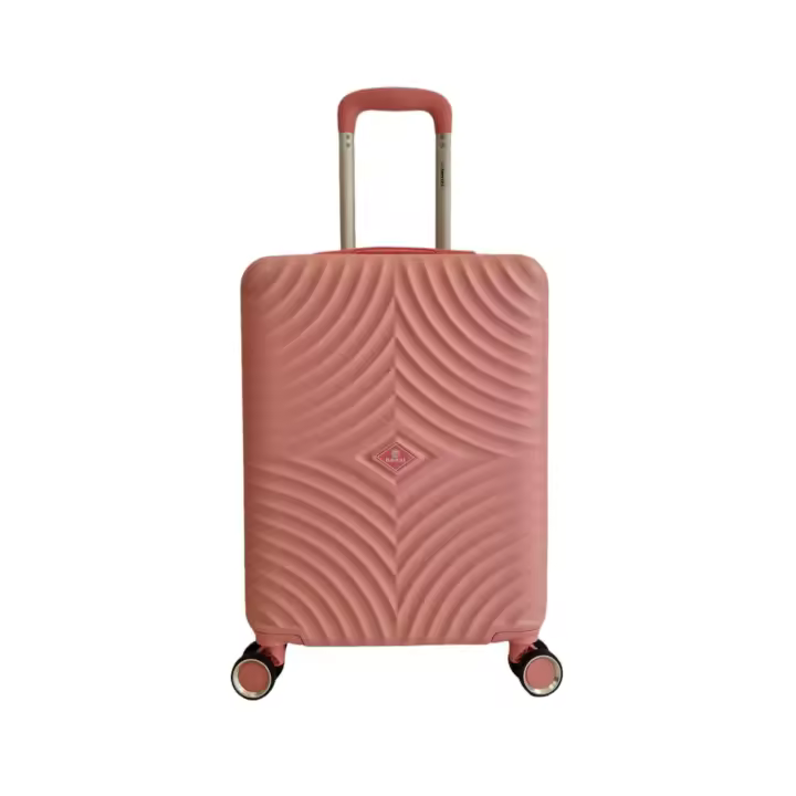 Maleta Trolley de viaje barata de Cabina Benzi BZ5687 Rosa de  55x38x20 cm. muy ligera 2,4 kg. 4 ruedas  giratorias 360º. Cerradura de combinación. Excelente relación calidad-precio. Aceptada en todas las compañías Low Cost , Ryanair, Vueling, etc (Rosa) - 1