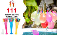 111Pcs Globos de Agua Autosellantes, Bombas de Agua llenado en 60 Segundos Fácil y Rápido, Globos de Agua Autosellado Multicolor para Rellenos de Agua, Ideal para Fiesta, Jardin, Playa y Piscina - details 1