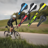 Sillín De Bicicleta Cómodo Para Hombres Y Mujeres Zona Ergonómica Universal Para BMX MTB Y Bicicleta De Carretera Imitación De Cuero 275x145MM - details 0