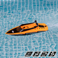 Racing Boat Lancha teledirigida, 31x10x9 cm, Frecuencia 2,4 GHz, 35-40 m alcance, 6 direcciones, Juguetes teledirigidos, Lancha rc, Barco radiocontrol, Juguete para niños de 4 años - details 2