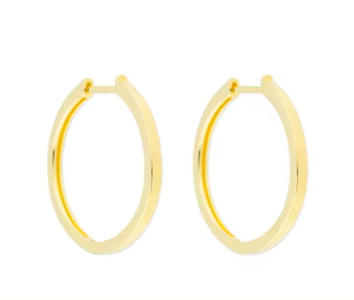 Aros Argolla Dorados, 28 mm de Diámetro, Estilo Clásico, Ref: CHP152918C - 1