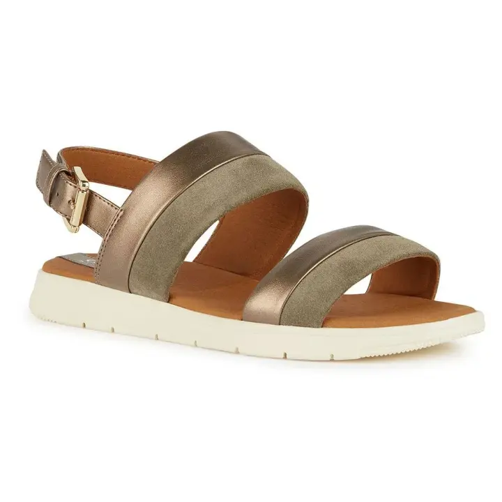 Calzado mujer Sandalias Geox Sandalias Dandra Dorado - 1