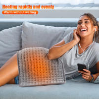 Almohadilla Calentadora Eléctrica 220V 110V Para Abdomen Cintura Espalda Mantel Térmico Para Mantener Caliente Alivio Del Dolor Invierno Calentador De Manos Y Pies Suelo Tapete - details 0
