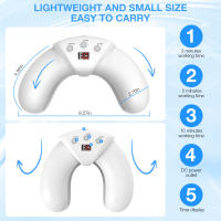 Dispositivo Láser KTS Para El Tratamiento De Hongos En Uñas De Los Pies Y Manos 12x470nm 6x910nm Con Pantalla De Tiempo 2000mA Portátil Y De Fácil Uso - details 2