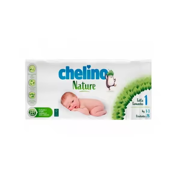 Chelino Nature Talla 1 28 unidades - 1