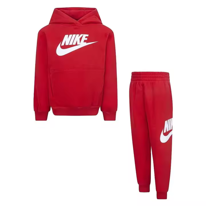 Chandal Nike Club Fleece Set Rojo Tracksuit 86L135-U10 - 1