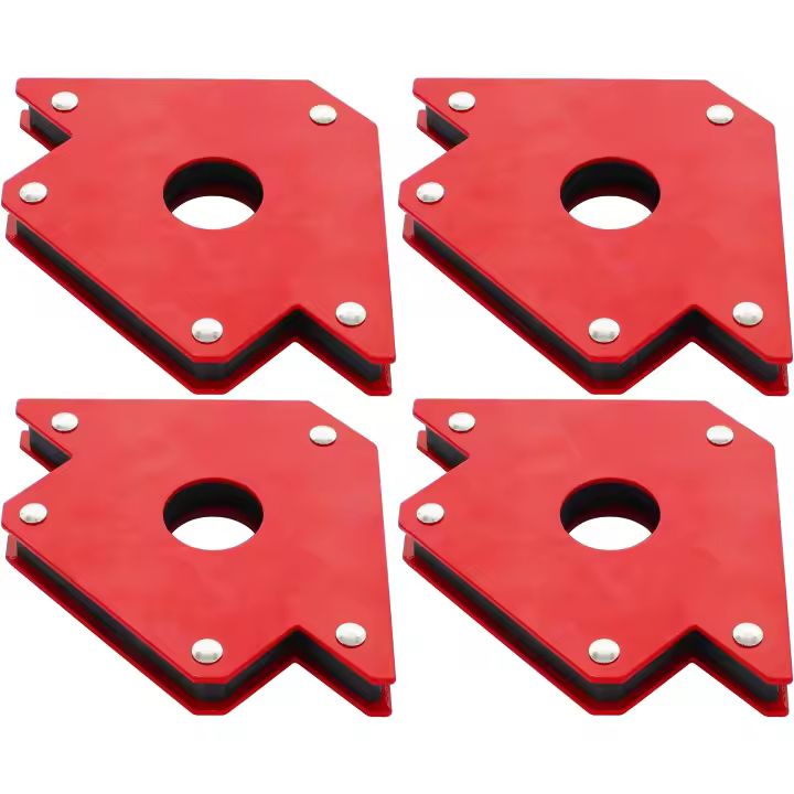 Juego de 4 Escuadra Magnetica Para Soldar angulos de 45, 90 y 135 grados, 125mm - 34 kg - 1