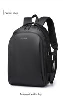 Mochila Para Hombre Impermeable De Gran Capacidad Estilo Casual Con Compartimento Para Computadora Mochila De Viaje Negocios Y Estudiante - details 21