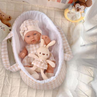 Muñeca Reborn De 30cm Con Bolsa De Descanso Brazos Y Piernas Móviles Cuerpo Lavable Regalo Para Niñas Edad Recomendada 14+ Años - details 6
