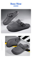 EZIIOT Zapatillas De Pareja De Lujo Y Luz Suaves Para Pies Cómodas Para Exterior Playa Tiempo Libre Diseño De Moda Tamaño Grande Beige 36-45 - details 17