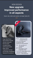 Auricular De Negocios Con Gancho Bluetooth 5.3 Auriculares Inalámbricos Con Micrófono HD Y Cancelación De Ruido ENC Vida Útil Larga Recargable Para Videojuegos Música Teléfono Móvil - details 3