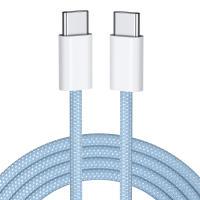 Nuevo cable de datos trenzado tipo C de 60 W y 240 W para carga rápida, compatible con iPhone 15 y 16. - details 6