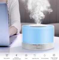 Mini Difusor De Aceites Esenciales 500ml Con Control Remoto Y Luz Nocturna Colorida Humidificador De Mesa USB Para Aromaterapia - details 2