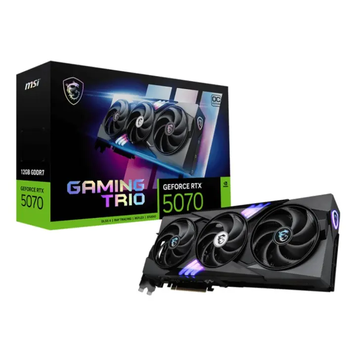 TARJETA GRAFICA MSI RTX 5070 12G GAMING TRIO OC - 1