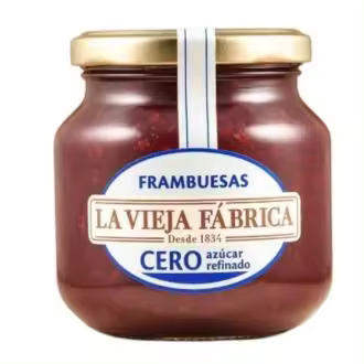 MERMELADA DE FRAMBUESA cero azucar refinado 280 gr - 1