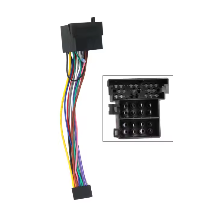 Cable De Radio Para Coche MEKEDE 16pin Cable De Alimentación De Cableado Para Hyundai Elantra Accent Azera I10 I20 I30 Ix55 Tucson KIA Carens Picanto - 1