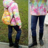 Leggings De Invierno Para Niñas De Cuero PU Cálidos Y Gruesos Pantalones De Pierna Unisex Para Otoño E Invierno Tallas 3-10 Años - details 3