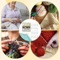 Marcadores De Costura De Número Para Crochet Marcadores De Patrón De Acrílico Con Cierre De Hoz De Hierro Y Abrazadera De Crochet - details 5