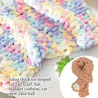 Hilo De Cenillo Multicolor Para Tejer Y Crochet De 250g Suave Cálido Para Cojines Mantas Y Bufandas Tejido a Mano Y Máquina - details 0