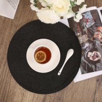 Juego De 6 Tapetes Redondos Tejidos a Mano Para Mesa De Comedor Estilo Moderno Ecológico No Eslipantes Lavables Para Navidad Y Halloween - details 6