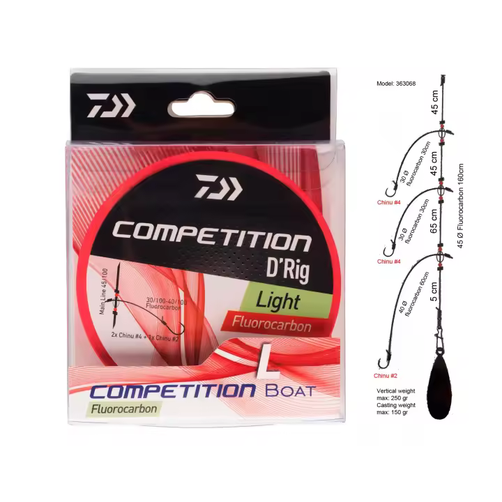 Bajo De Linea Competition Boat Hilos Pesca Bajos Montados Daiwa - 1