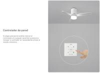 CREATE- Ventilador de techo 40W silencioso, Color de motor Negro, Ø132cm, 100% madera  - WIND CALM NATURAL WOOD. - details 1