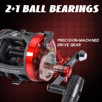 Carrete De Pesca Sougayilang De Alta Calidad Con 2+1BB Bearings Operación Suave Capacidad Grande Para Proyección Remota Metal Para Océano Río Lago Y Playa - details 7