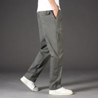 Pantalones Casuales Para Hombre algodónStretchable WaistCargosTallas GrandesVerde MilitarNaranja Café NegroTodas Las Estaciones - details 3