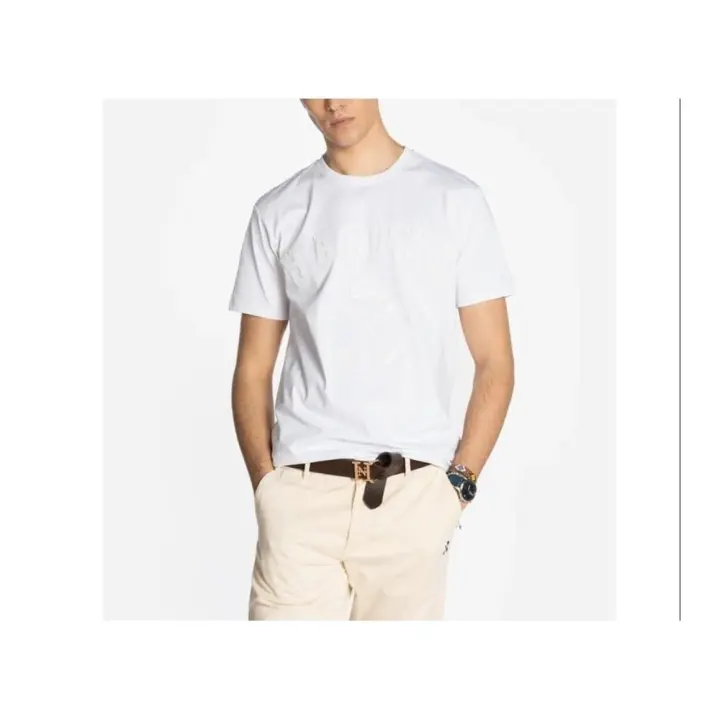 Camiseta de Manga Corta Brooklyn, Marca Harper & Neyer, Color Blanco, Talla M, Para Hombre - 1