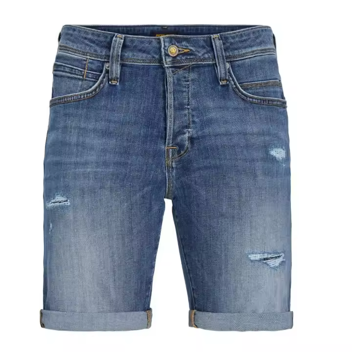 Jack & Jones Hombre Short Bermudas con 5 Bolsillos Mod JJIRICK JJFOX - 039 Blue Denim Moda Casual Informal Ref 250490 - 1