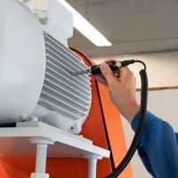 PCE Instruments Dispositivo básico y manejable para el control de vibraciones en máquinas e instalaciones / Función Hold / Medición valor pico / Valoración automática de la ISO 10816-3 / Equipo de mano para la medición móvil de vibraciones PCE-VT 3700S - details 1