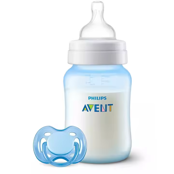 PHILIPS AVENT SCD809/03 Set de Biberón + chupete Color Azul - 1