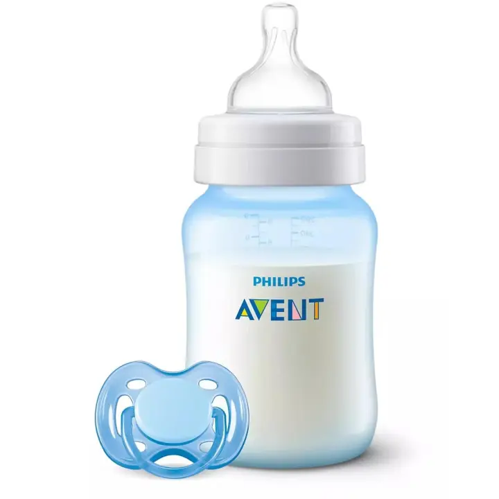 PHILIPS AVENT SCD809/03 Set de Biberón + chupete Color Azul - 1