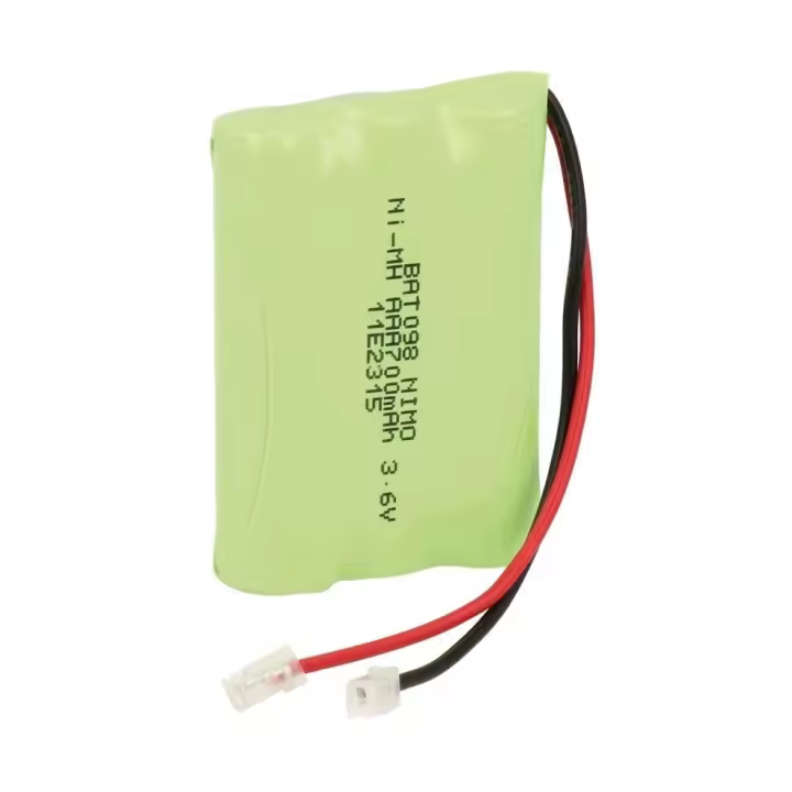 Bateria Telefono inalambrico 1 pack 3 x AAA, 3,6V , 700mA, con conector a telefono - 1