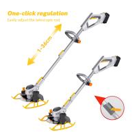 Cortacésped eléctrico de mano para Makita, herramienta inalámbrica con batería de 18V, longitud ajustable, 2 baterías, novedad - details 5