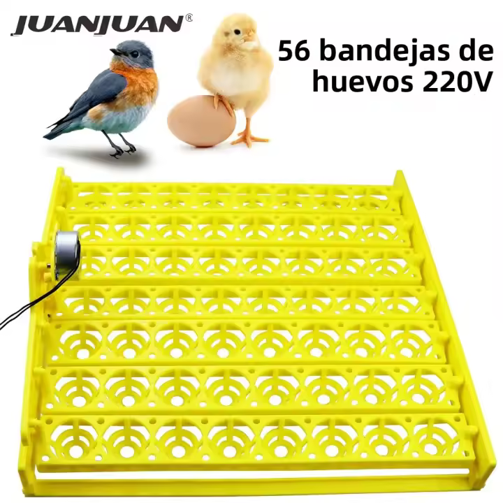Incubador De Huevos Automático 56 154 Huevos De Pato Pollo En Venta Incubador De Huevo Con Bandeja Giratoria Y Motor 220V - 1