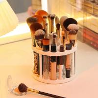 Caja Organizadora Multifuncional Grande Para Brochas Y Maquillaje Almacenamiento Para Lápices Y Herramientas De Cosméticos - details 3