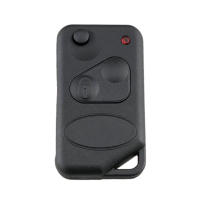 Carcasa De Llave De Coche Flip Modificada Para LAND ROVER RANGE P38 Discovery Freelander Defender 90 1995-2004 Con 2 Botones Y Hoja HU58 Sin Corte Material ABS Plástico Y Metal - details 1