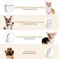 Cortador De Pelo Para Perros 4-en-1 Set De Peluquería Bajo Ruido Recargable Por USB Adecuado Para Grandes Y Pequeños Perros Y Gatos - details 0