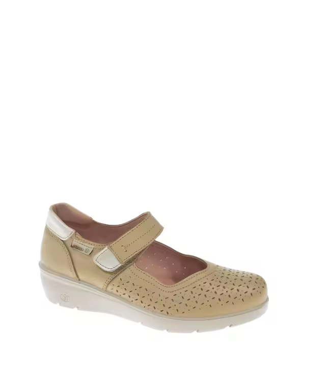 Laura Azaña Zapato Cuña en Piel Cómodo y Elegante - 1