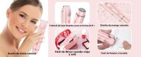 Epilador Eléctrico Para Mujeres 2 En 1 Doble Cabeza Painless Trimmer De Bikini Uso Seco Y Húmedo Cabeza Desmontable Afeitadora Eléctrica Para Cabello Pubal - details 8