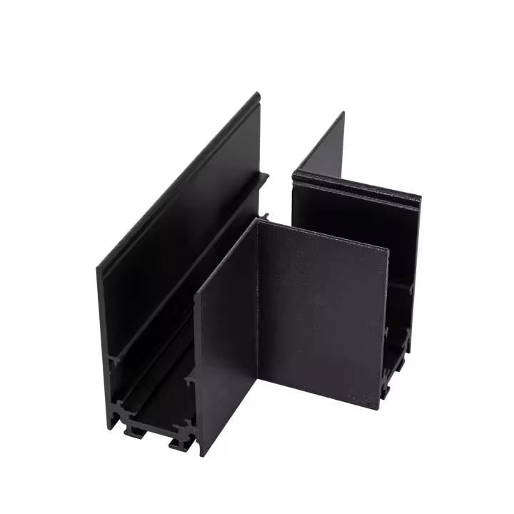 Ledkia Unión en T Horizontal para Carril Magnético Superficie 20mm Negro - 1